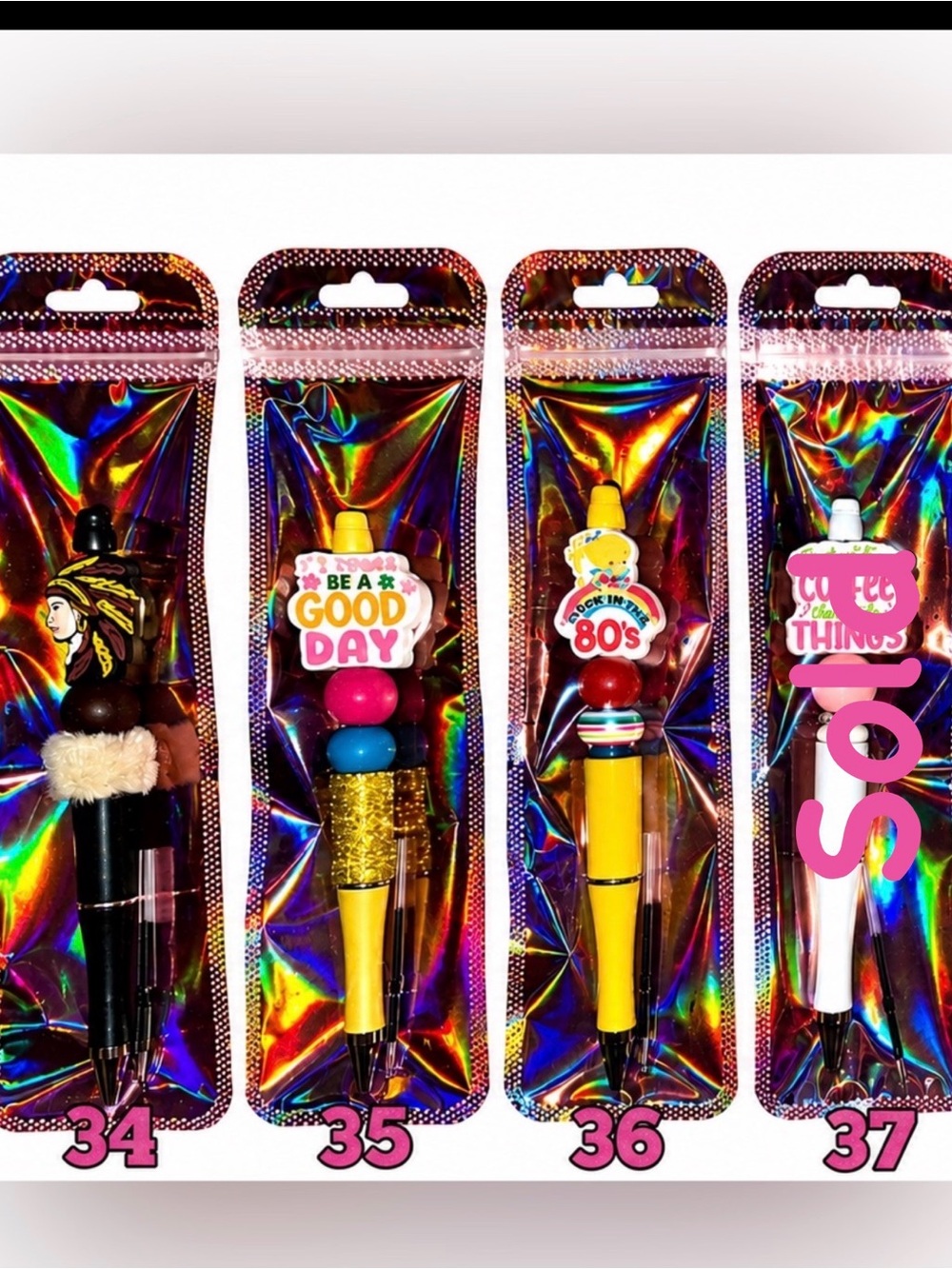 Handmade Beaded Focal Pens with Ink Refill! 🖊️ - Picture 10 of 11